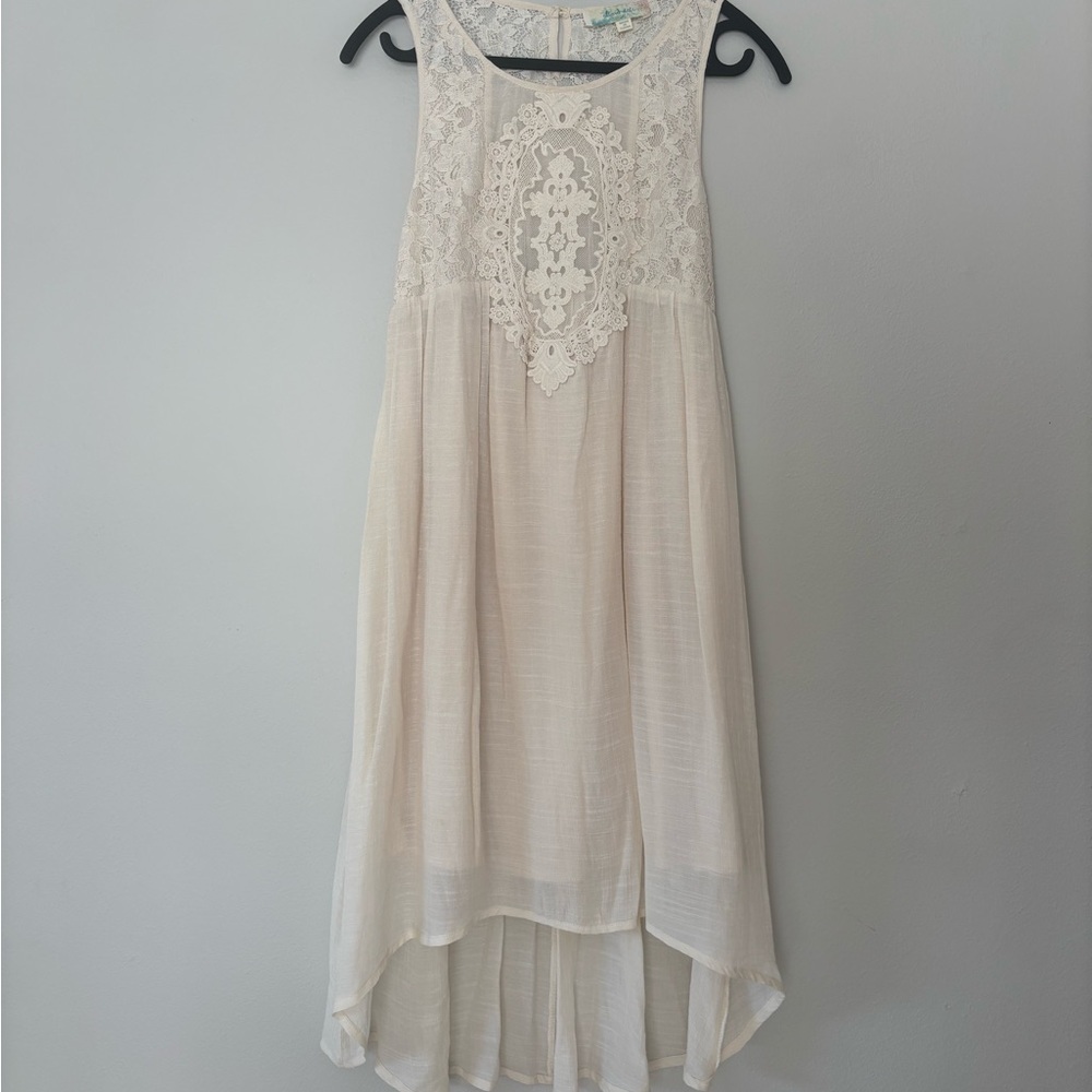 ALTAR’D STATE Ivory Lace Dress